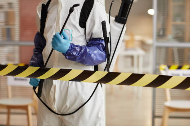Professional Biohazard Cleanup technician working in West Lebanon, IN
